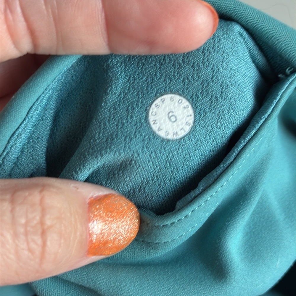 Lululemon Wunder Under High-Rise Crop Mesh in Teal, SIZE 6 - Picture 5 of 6